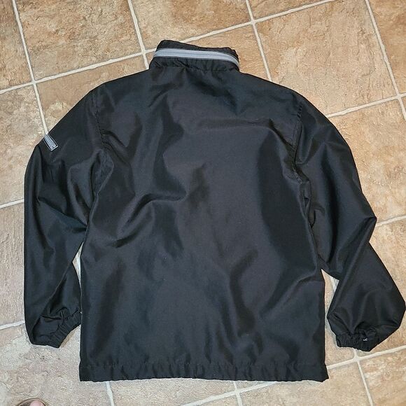 Old Navy 24 Lined Rain Jacket Coat with Folding Packable Hood L 10-12 ~ NWOT - Picture 9 of 9